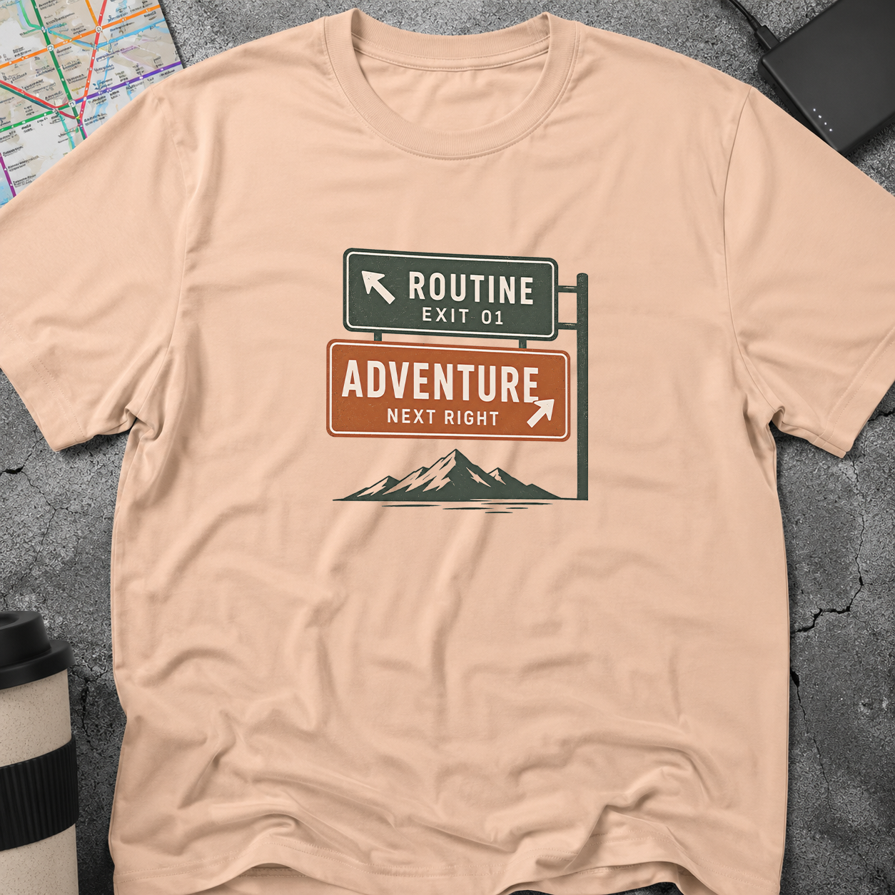 Routine to Adventure T-Shirt