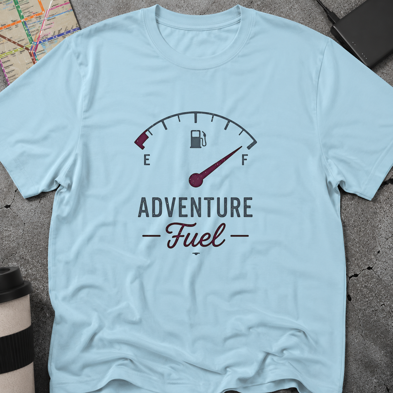"Adventure Fuel" Gauge T-Shirt