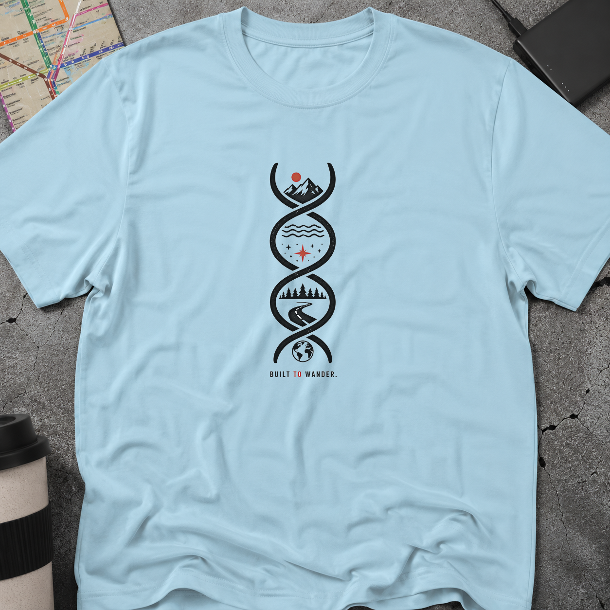 Built To Wander DNA Helix T-Shirt