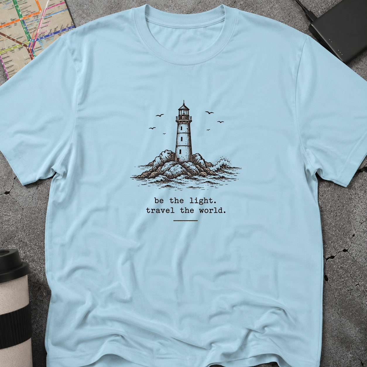 Be The Light Travel The World T-Shirt
