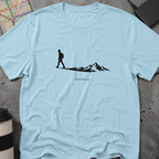Becoming Hiker Silhouette Mountain Shadow T-Shirt