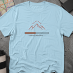 Loading Happiness... Mountain Progress Bar T-Shirt