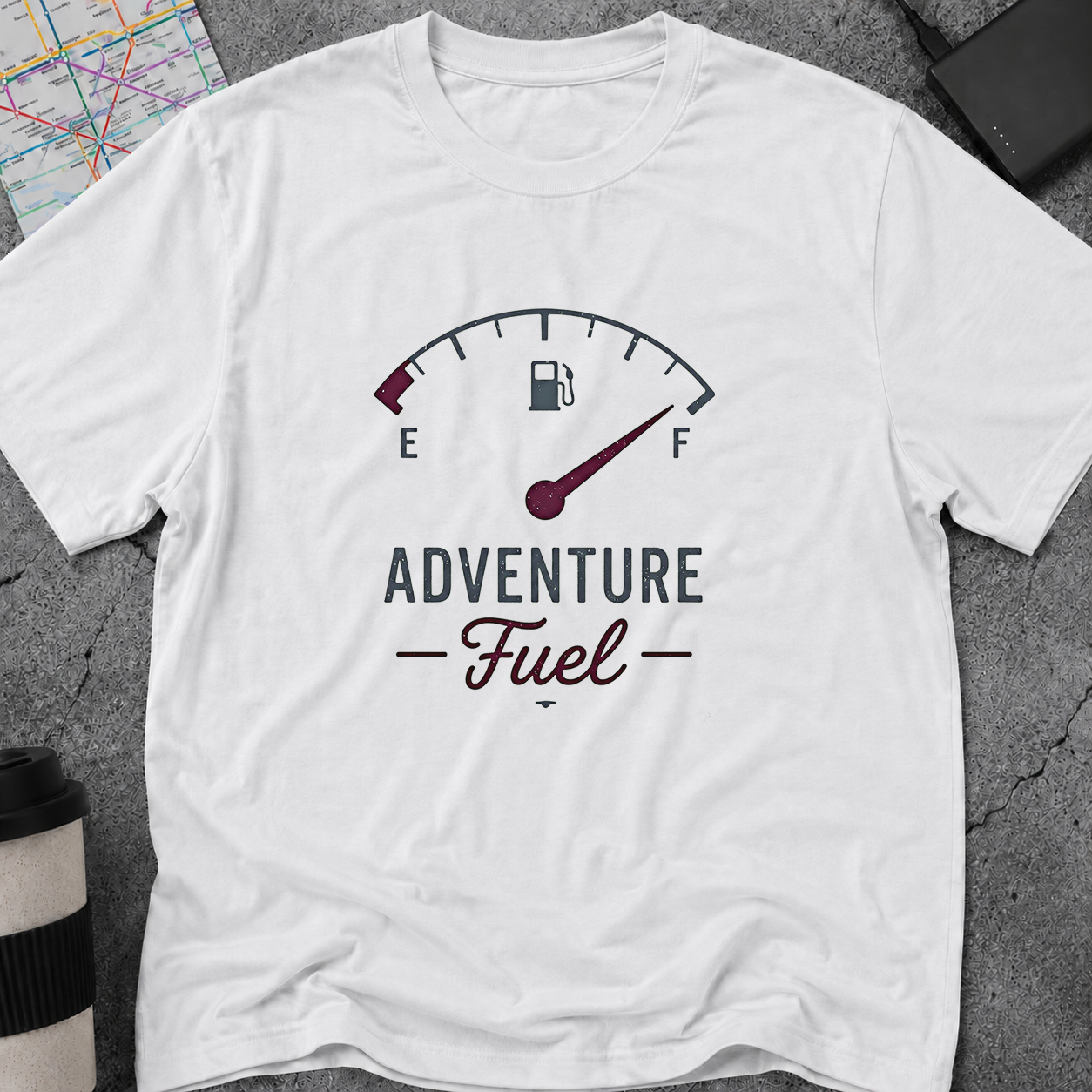 "Adventure Fuel" Gauge T-Shirt