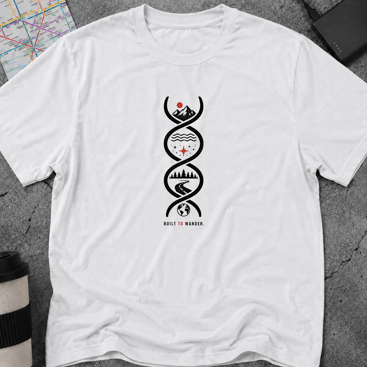 Built To Wander DNA Helix T-Shirt