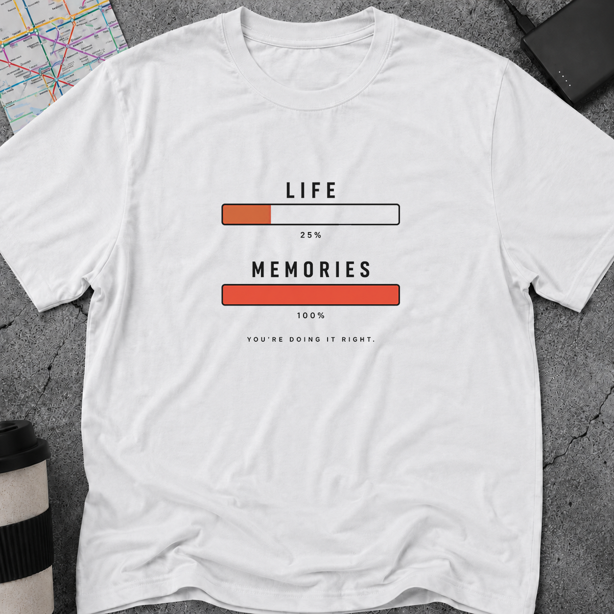 You're Doing It Right Progress Bar T-Shirt