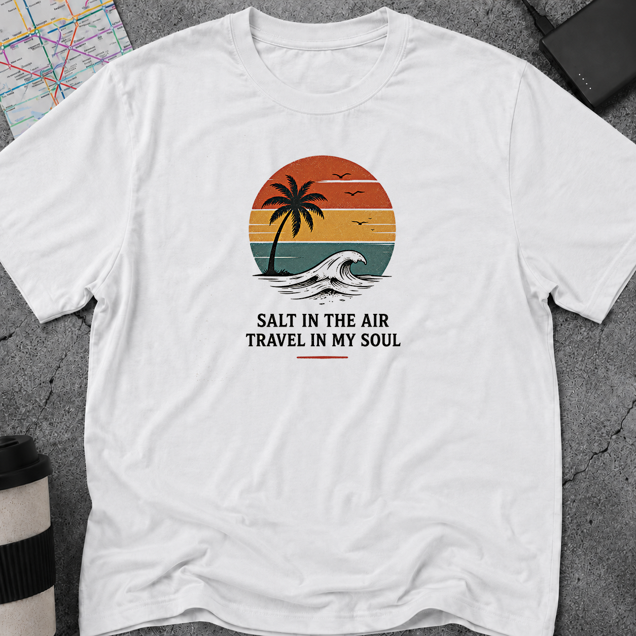 Salt In The Air Travel In My Soul T-Shirt