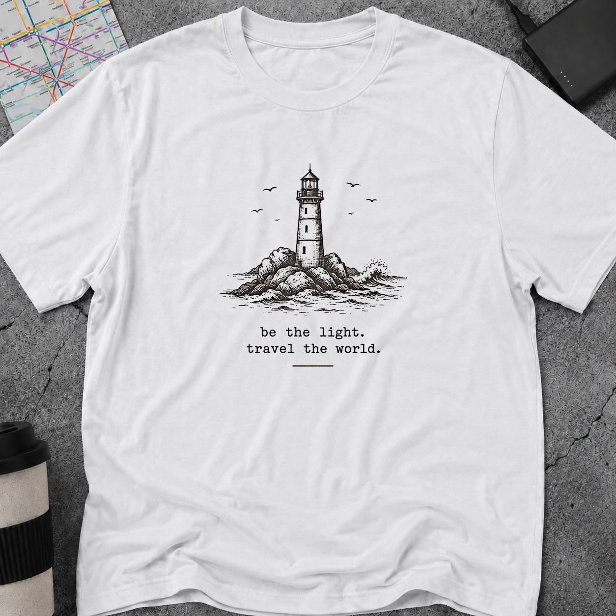 Be The Light Travel The World T-Shirt