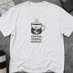 Coffee Travel Repeat T-Shirt