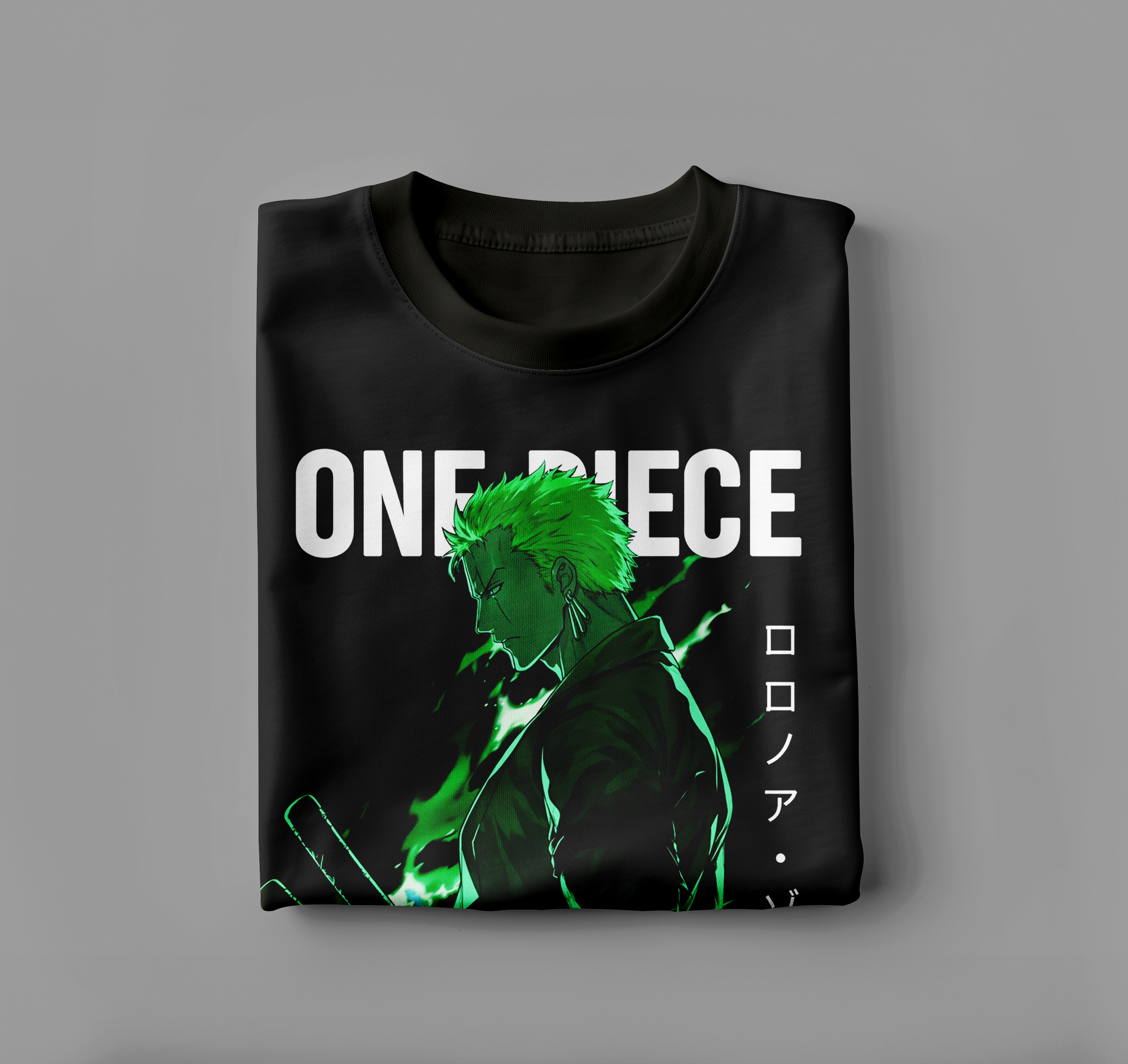 Zoro - The Swordmaster | One Piece T-Shirt | Neon Anime Design | SPARK