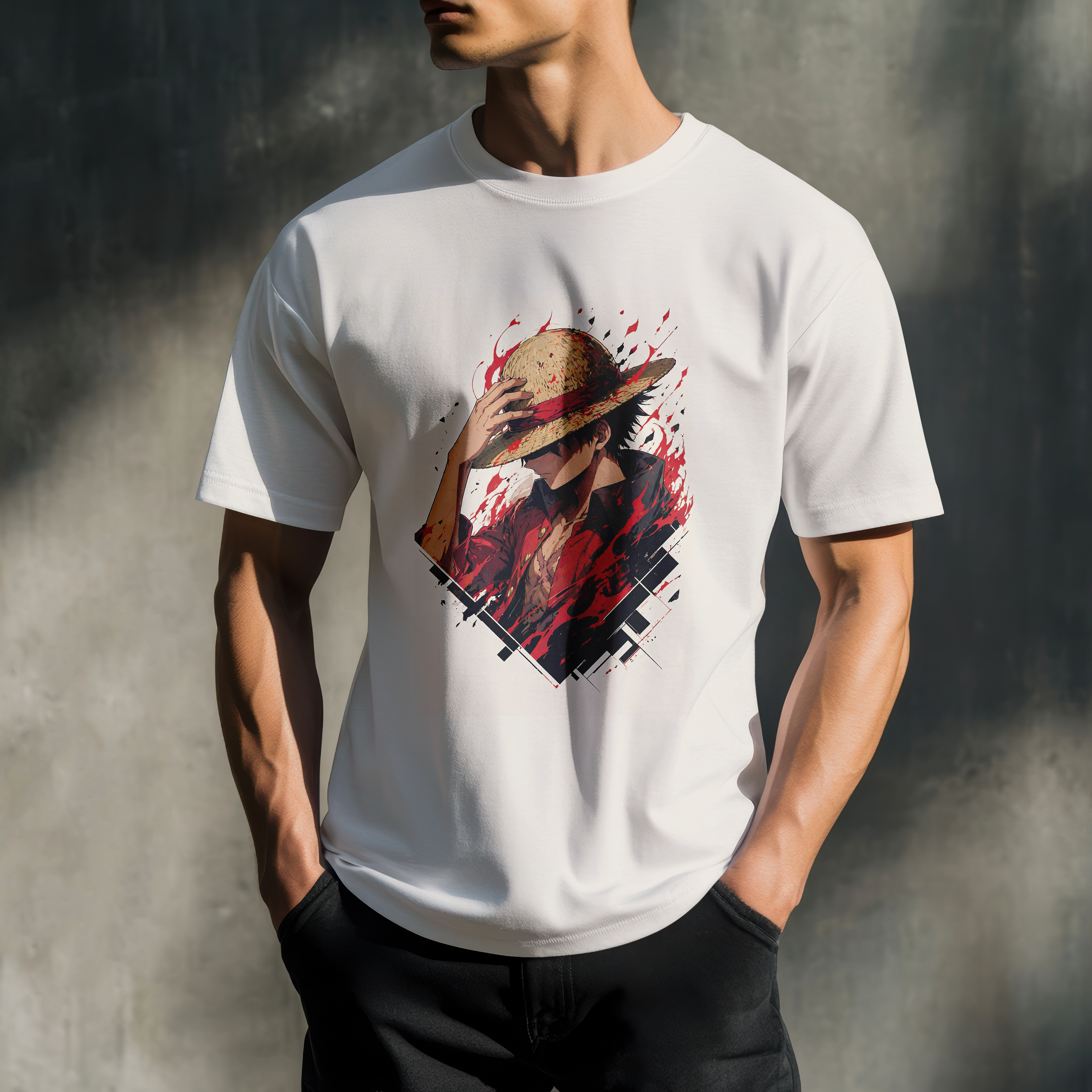 Luffy Power Up - Anime T-Shirt | Express Your Inner Fire | SPARK