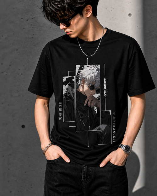 Gojo Satoru - The Strongest | Jujutsu Kaisen T-Shirt | Minimalist Design | SPARK