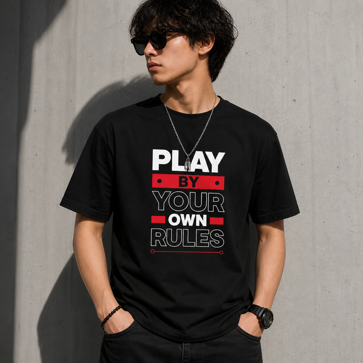 Play By Your Own Rules - Bold Quote T-Shirt | Rebellion Wear | SPARK
