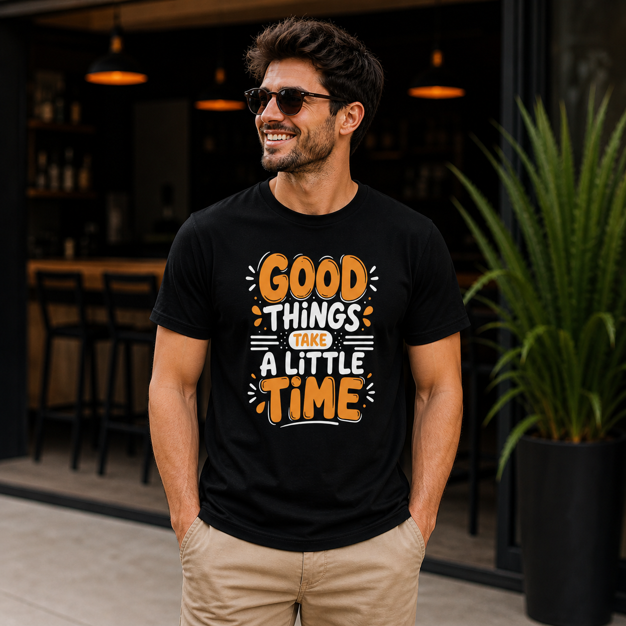 Good Things Take A Little Time - Motivational Quote T-Shirt | SPARK